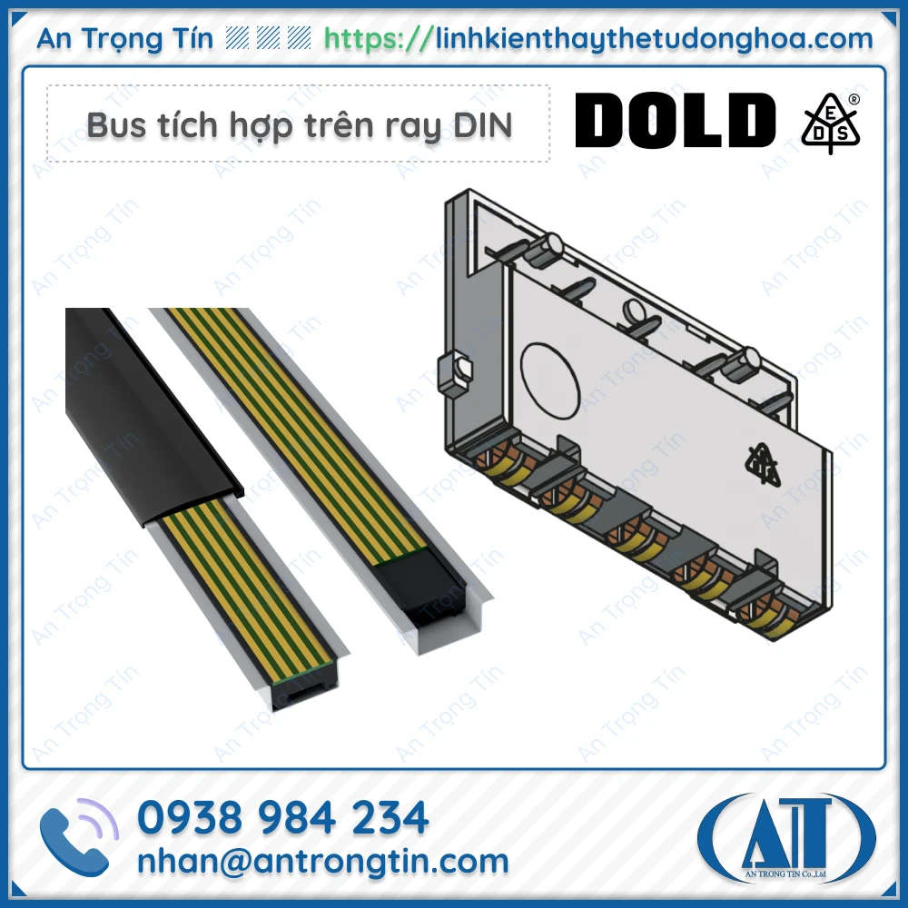 Bus tich hop tren ray DIN - Vỏ bọc an toàn DOLD Bus tích hợp trên ray DIN