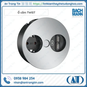 O cam Bachmann TWIST - Ổ cắm âm bàn Bachmann Ổ cắm Bachmann TWIST