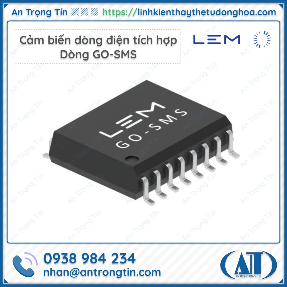 Cam bien dong dien tich hop LEM Dong GO SMS - Cảm biến dòng LEM tích hợp Cảm biến dòng điện tích hợp LEM Dòng GO-SMS
