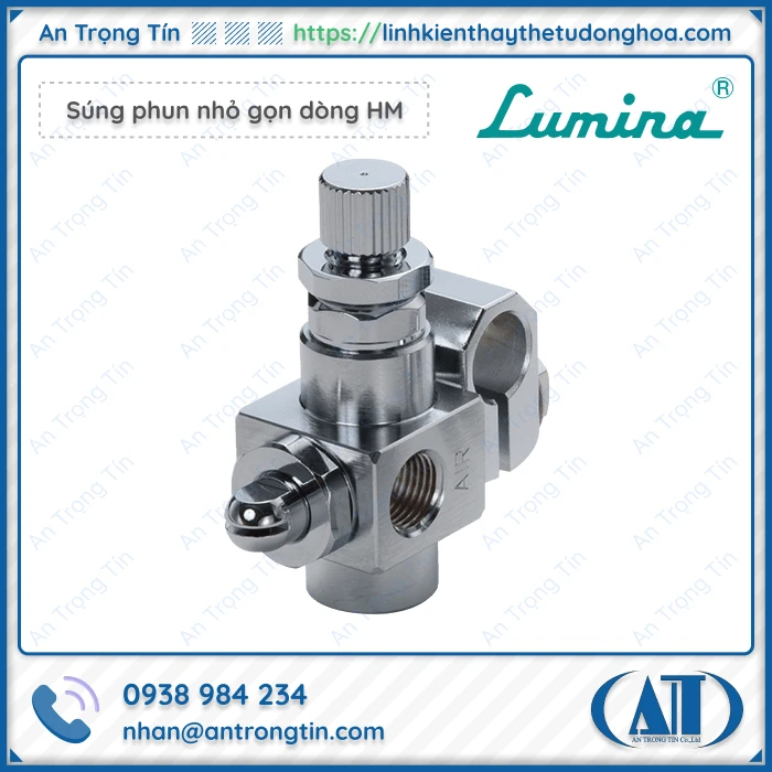Sung phun Lumina nho gon dong HM Fuso Seiki - Súng phun tự động Lumina Fuso Seiki Súng phun Lumina nhỏ gọn dòng HM, Fuso Seiki